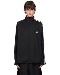 Y-3 - ブラック 3-Stripes リファインウール トラックジャケット - Lyst