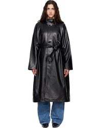 Frankie Shop - Calen Faux-Leather Trench Coat - Lyst