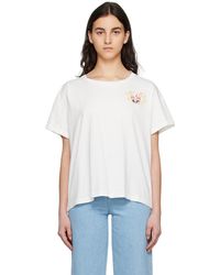 KENZO - Off-white Paris Bowling Elephant T-shirt - Lyst