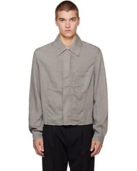 Our Legacy - Sift Zip Shirt - Lyst