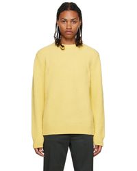 Nudie Jeans - Yellow August Sweater - Lyst