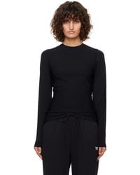 Y-3 - Fitted 3-Stripes Long Sleeve Knit T-Shirt - Lyst