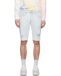 Levi's Blue Denim 511 Slim Cut-off Shorts