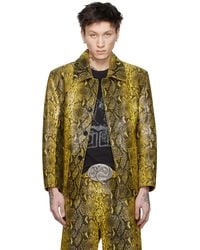Lu'u Dan - 'Year Of The Snake' Creep Leather Jacket - Lyst