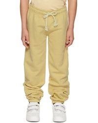 Acne Studios - キッズ｜イエロー リラックスフィット ラウンジパンツ - Lyst