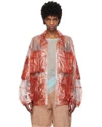 Dries Van Noten - Overdyed Transparent Jacket - Lyst