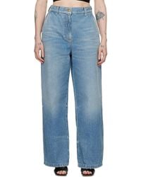 Palm Angels - Blue Faded Jeans - Lyst