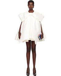 VAQUERA - Robe Courte À Boucle Décorative Exclusive À Ssense - Lyst
