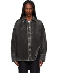 The Attico - Diana Denim Shirt - Lyst