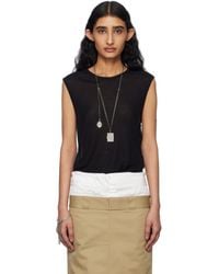 Ann Demeulemeester - Biba Sleeveless Tank Top - Lyst