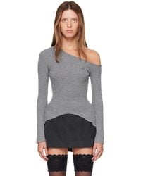 Vivienne Westwood - Long Sleeve Orgy Shoulder T-Shirt - Lyst