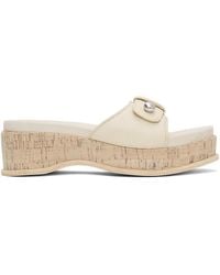 Rag & Bone Leather Ragbone Off- Parker Thong Sandals - Lyst