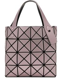 Bao Bao Issey Miyake - Mini cabas structuré rose - lucent - Lyst