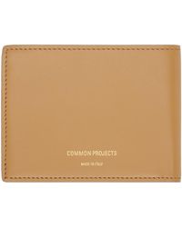 Common Projects - Portefeuille brun clair en cuir - Lyst