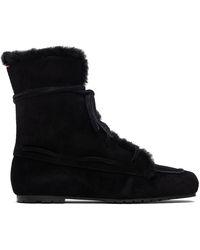 Aeyde - Paul Shearling Ankle Boots - Lyst
