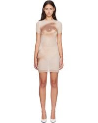 Jean Paul Gaultier - 'the Face Short' Minidress - Lyst