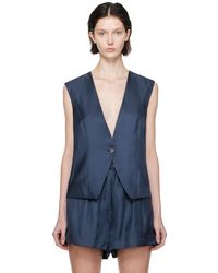 SILK LAUNDRY - Slouch Vest - Lyst