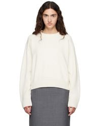 Loulou de Saison - Off- Breha Wool Cashmere Blend Sweater - Lyst