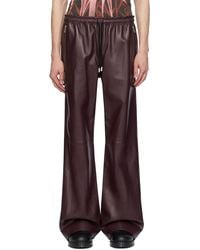 JW Anderson - Drawstring Leather Pants - Lyst