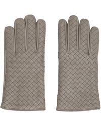 Bottega Veneta - Intrecciato Leather Gloves - Lyst