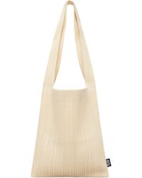 Pleats Please Issey Miyake - Crepe Knit Tote - Lyst