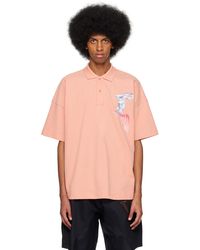 JW Anderson - Pink Print Polo - Lyst