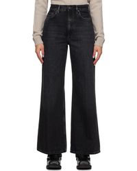 Acne Studios - Black Relaxed-fit Jeans - Lyst