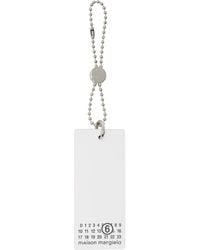 MM6 by Maison Margiela - 'numeric Tag' Bag Charm - Lyst