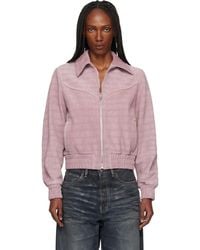 Amiri - Western Croc Suede Jacket - Lyst