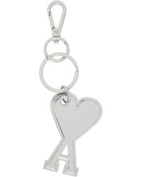 Ami Paris - シルバー Ami De Coeur キーチェーン - Lyst