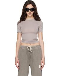 Fear Of God - Taupe Soft Rib Fitted T-Shirt - Lyst