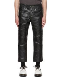 Song For The Mute - Matelassé Faux-Leather Pants - Lyst