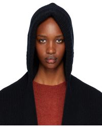 Yves Salomon - Écharpe De Style Capuche Noire En Laine Et Cachemire - Lyst