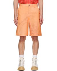 Jacquemus - Orange Le Raphia 'le Short Tecido' Shorts - Lyst