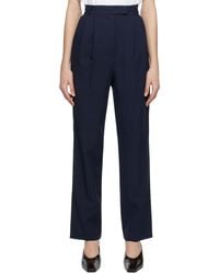 Frankie Shop - Navy Bea Trousers - Lyst