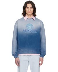 Versace - ブルー メドゥーサ スウェットシャツ - Lyst