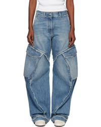 Versace - Low-Waist Cargo Jeans - Lyst
