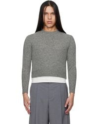 Jil Sander - Knit Wool-Blend Sweater - Lyst