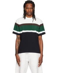 Sacai - Chusen-Dyed Cotton Jersey T-Shirt - Lyst