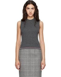 Thom Browne - Merino Wool Rwb Stripe Tank Top - Lyst