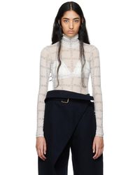 JW Anderson - Semi-sheer Turtleneck - Lyst