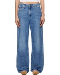 Rag & Bone - 'The Logan' Mid-Rise Wide Leg Jeans - Lyst