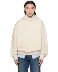 Maison Margiela - Off- Embroidered Hoodie - Lyst