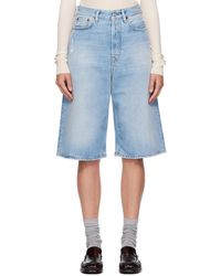 Acne Studios - Loose-Fit Denim Shorts - Lyst