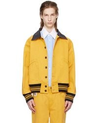 Bode - Yellow Banbury Jacket - Lyst
