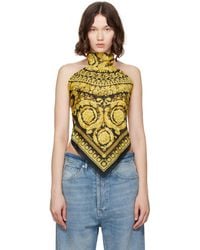 Versace - Barocco Cover-Up Foulard Top - Lyst