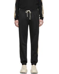 black gucci sweatpants