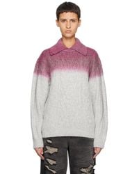 Adererror - Gray Rowy Sweater - Lyst