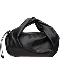 Dries Van Noten - Black Tumble Leather Bag - Lyst