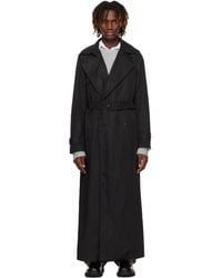 メンズ Dries Van Noten クロップド ダッフルコート ブラック | Lyst